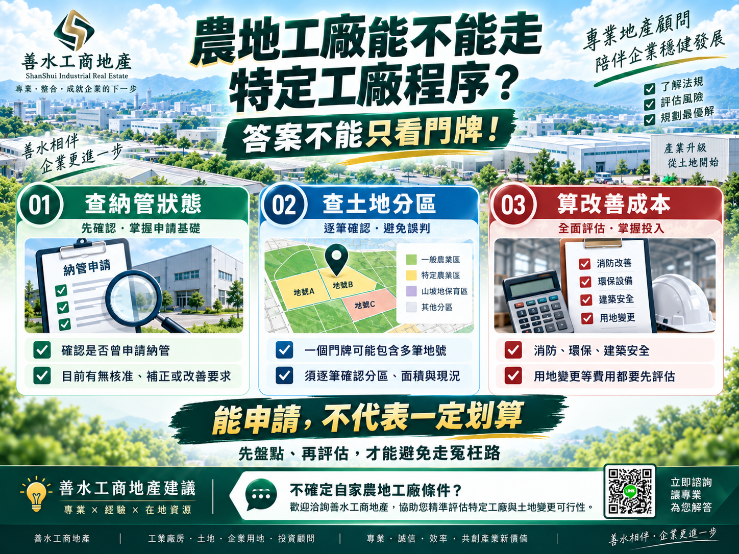 農地工廠可以申請特定工廠嗎?先看這 3 大關鍵!