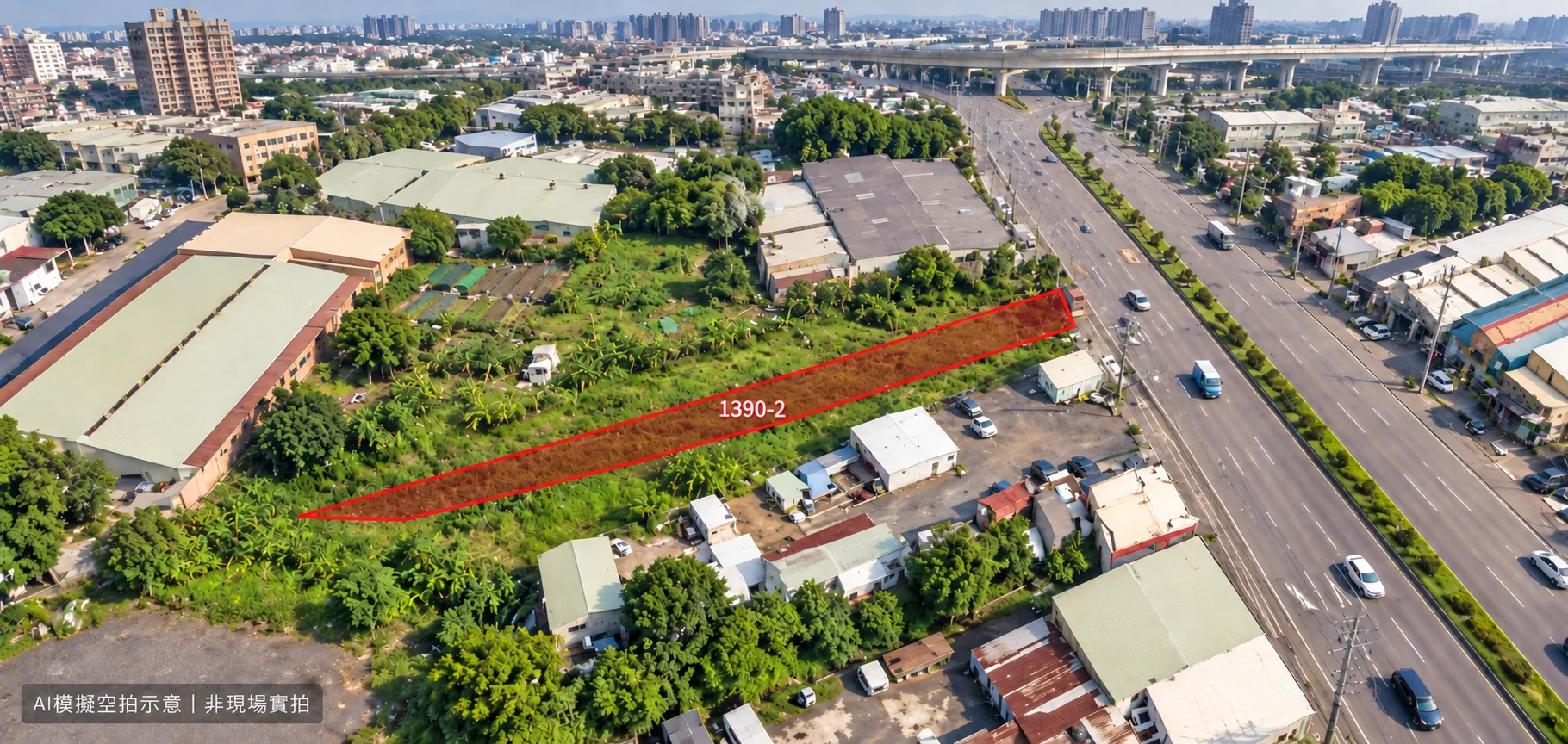 專約~中央大學都計內農地城一,臨30米主要道路,近中壢交流道